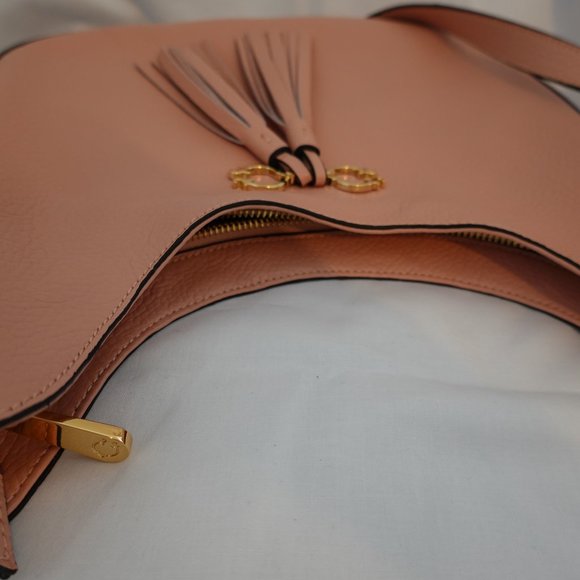 NEW ❤️ C. Wonder Shoulder Bag / Pink Pebbled Leather Cross B… - Picture 8 of 10